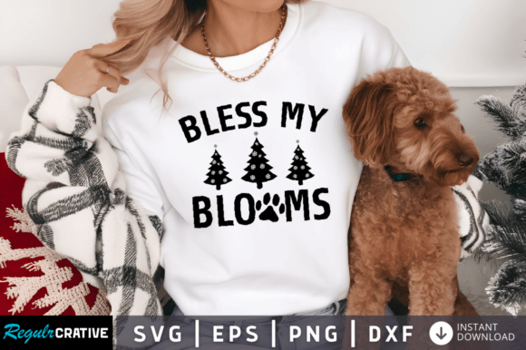 Bless My Blooms Svg Design