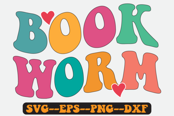 Book Worm Lover Quote Retro Svg Design