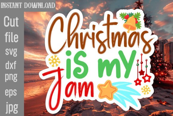 Christmas is My Jam SVG Cut File