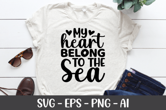 My Heart Belong to the Sea SVG
